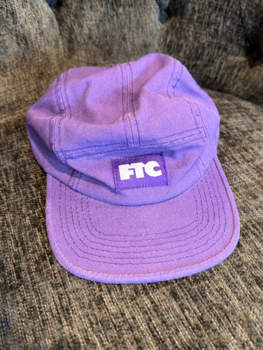 FTC Skate Purple Canvas Five Panel hat NWOT